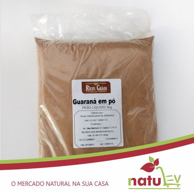 Guarana em pó 1kg
