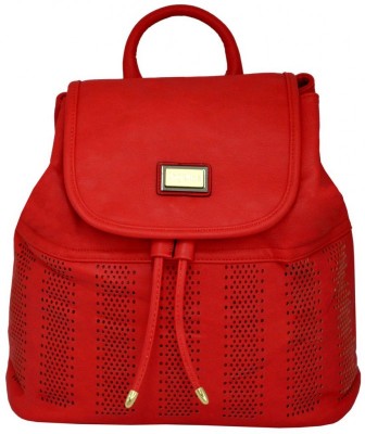 Mochila Premium Corte a Laser  VERMELHO