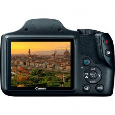 Câmera Digital Semiprofissional Canon Powershot sx520hs 16.1MP LCD 3.0” Preta Zoom Óptico 42x - Canon
