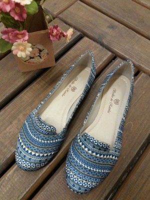 Slipper estampado azul