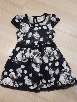 Vestido Floral preto