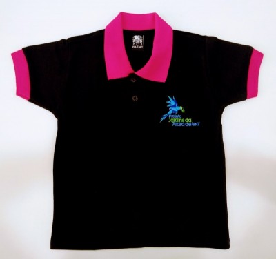 CAMISETA POLO INFANTIL BORDADA