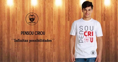 Camiseta Masculina - Pensou Criou