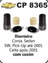 KITS BATENTES  GM  CORSA / SEDAN  SW  / PICK-UP ATÉ 2001  / CELTA APÓS 2001