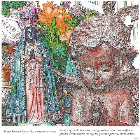 Santo Anjo (61,8 x 61,8 cm)