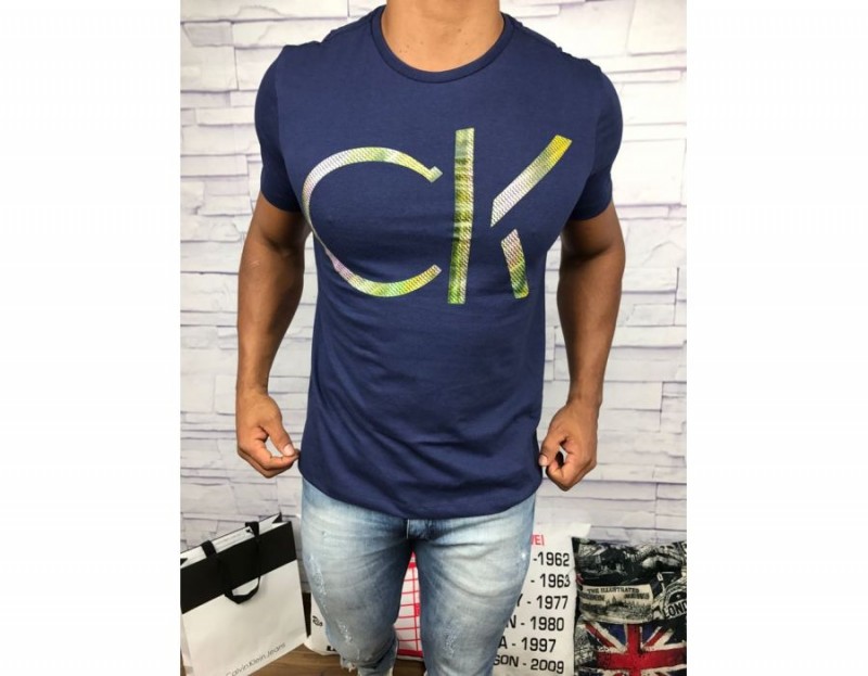 CAMISETA CALVIN KLEIN- AZUL MARINHO
