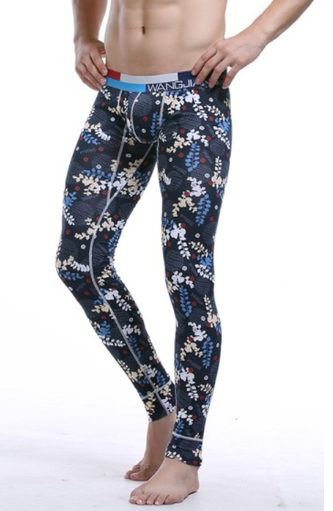 Lançamento Ceroula Legging Masculina Estampada Flores