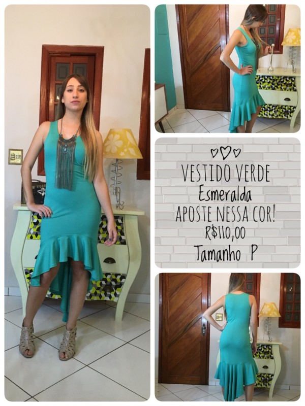 Vestido Verde Esmeralda