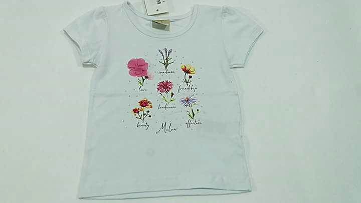 T - SHIRT COM APLIQUES