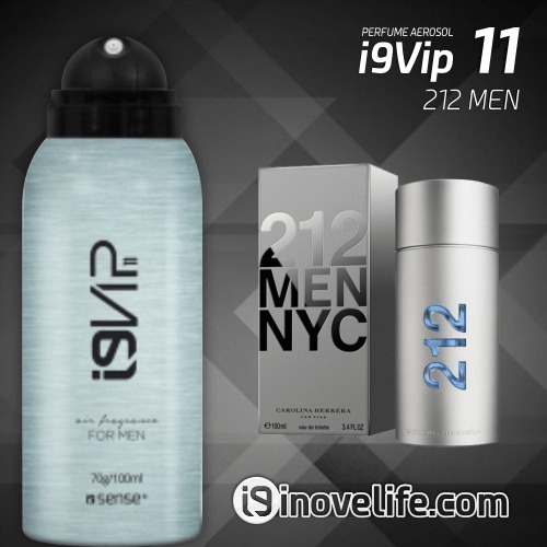 Perfume 212 Men (Carolina Herrera) Aerossol i9Vip 11