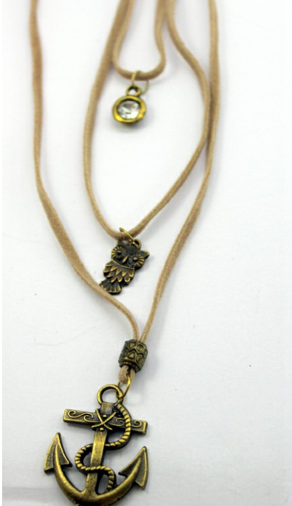Colar Trio Chocker Ancora