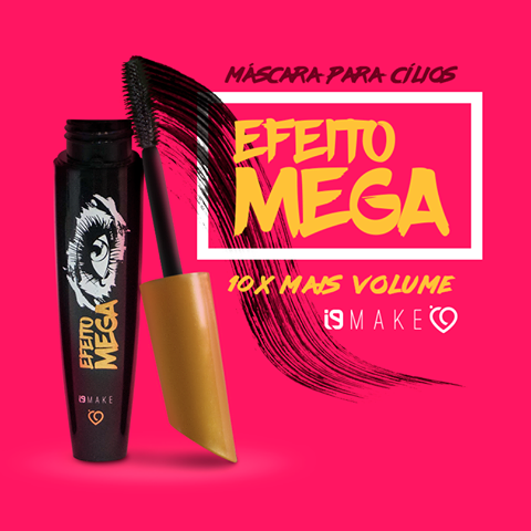 Mascara Para Cílios Efeito Mega i9make