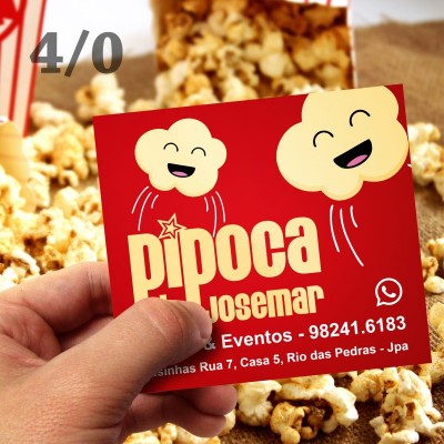 1000 Cartões 09x10, Supremo 250gr, UV Local 1/0