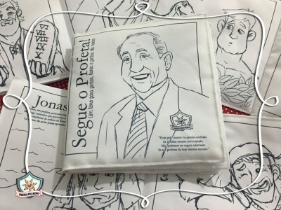 Livro de Pintar em Tecido - Segue o Profeta!