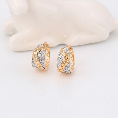 Brinco argola zirconia-90462