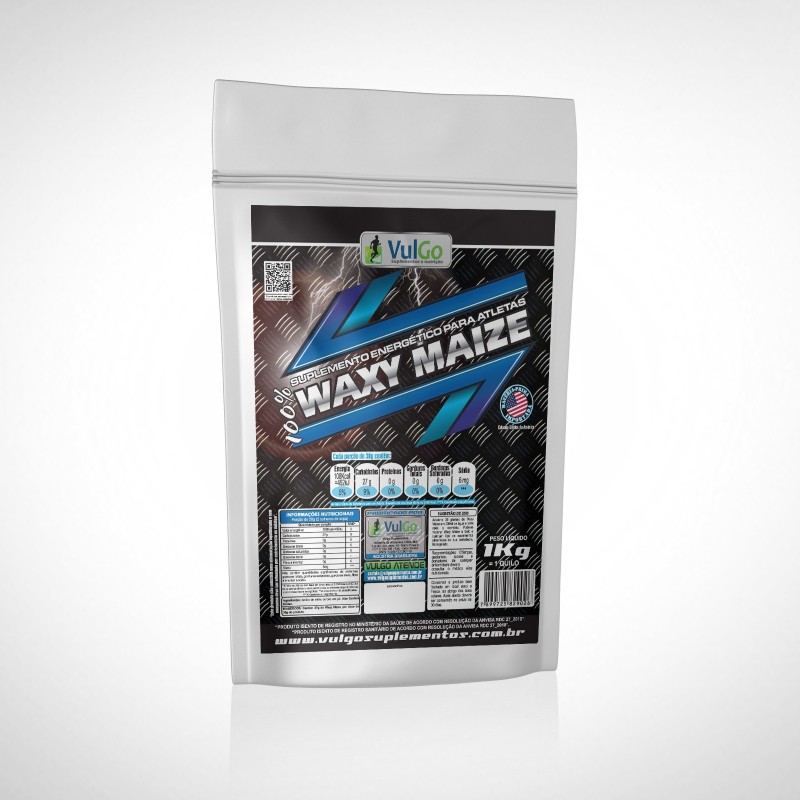 100% Waxy Maize - IMPORTADO - 1kg Vulgo