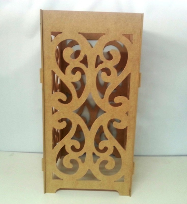 Cubo desmontável MDF cru espessura de 6 mm