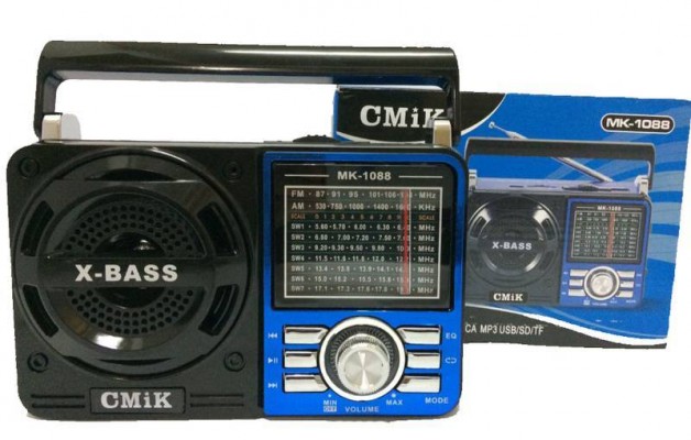 RÁDIO AM/FM CARTÃO DE MEMÓRIA / USB MK-1088