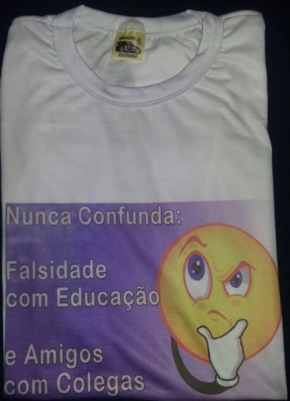 Camisetas Brancas (Adulto)