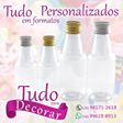 Garrafinhas plásticas c/ tampas de metal 50 ml kit 10un.