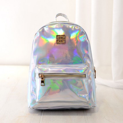 Mochila Espelhada Holográfica