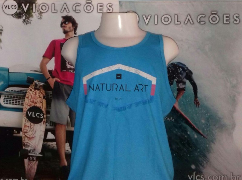 Camisa Regata Natural Art