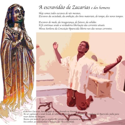 O escravo Zacarias (61,8 x 61,8 cm)