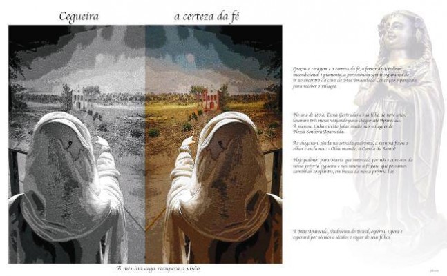 Cegueira a certeza da fé (100 x 61,8 cm)
