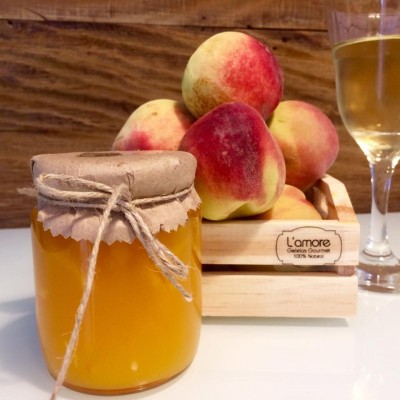 GELEIA DE PESSEGO  COM CHARDONNAY (250g)
