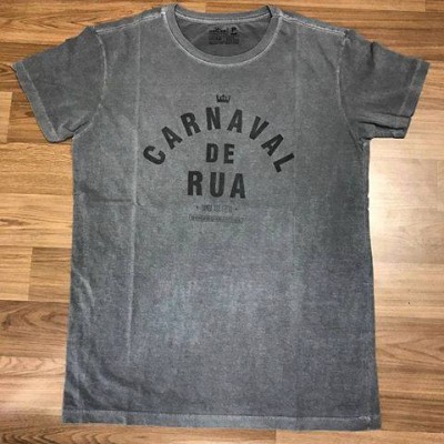 Camiseta Osklen Cinza Carnaval de Rua