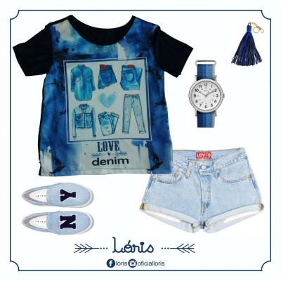 T-shirt Blue Jeans