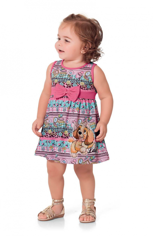 Vestido malha Disney