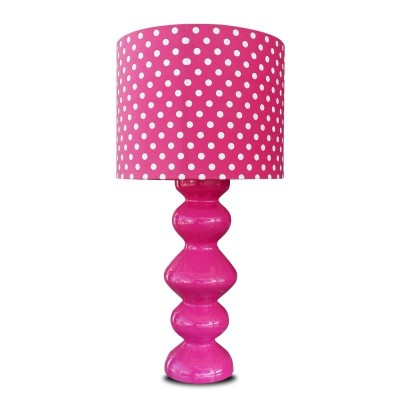 Abajur Rosa + Cúpula