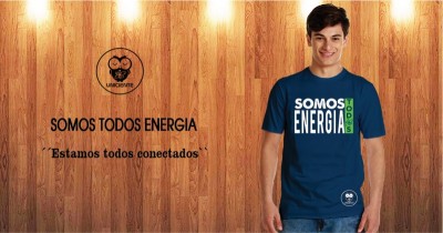 Camiseta Masculina - Somos Todos Energia