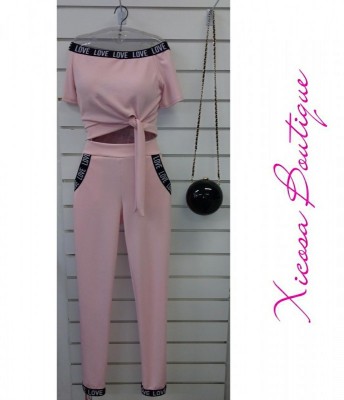 CALÇA e CROPPED LOVE