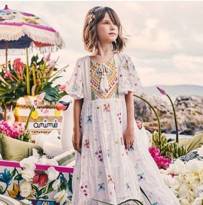 VESTIDO LONGO BORDADO