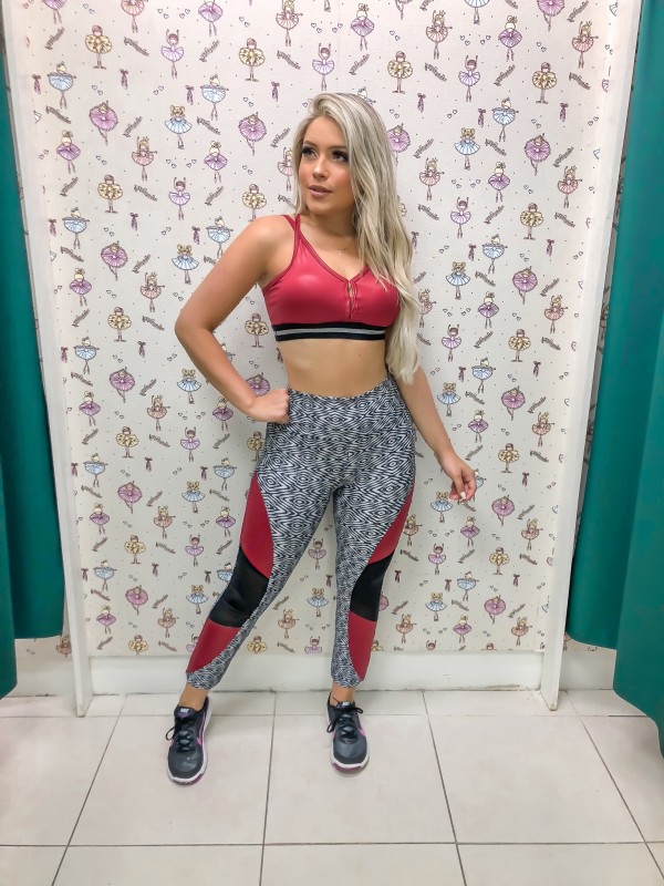 Leggin com Detalhe em Cores