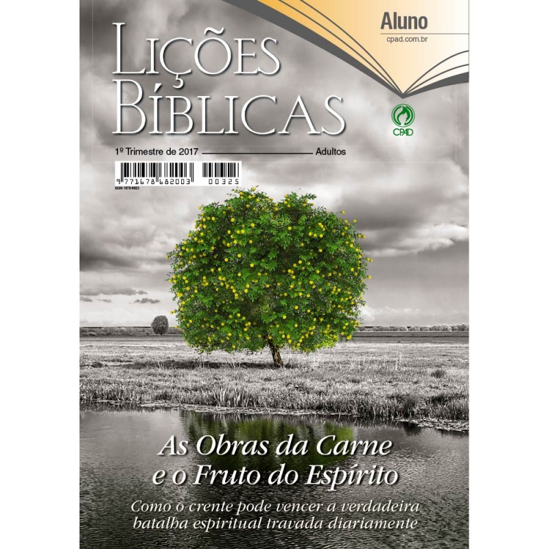 Revista CPAD 1° Trim.  As Obras da Carne e o Fruto do Espirito (Aluno)