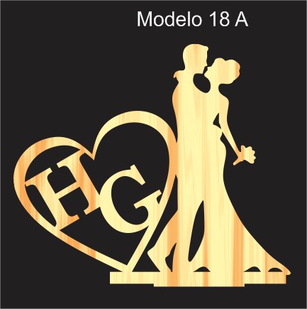 Topo de Bolo - Modelo 18A (leia descrição do produto)