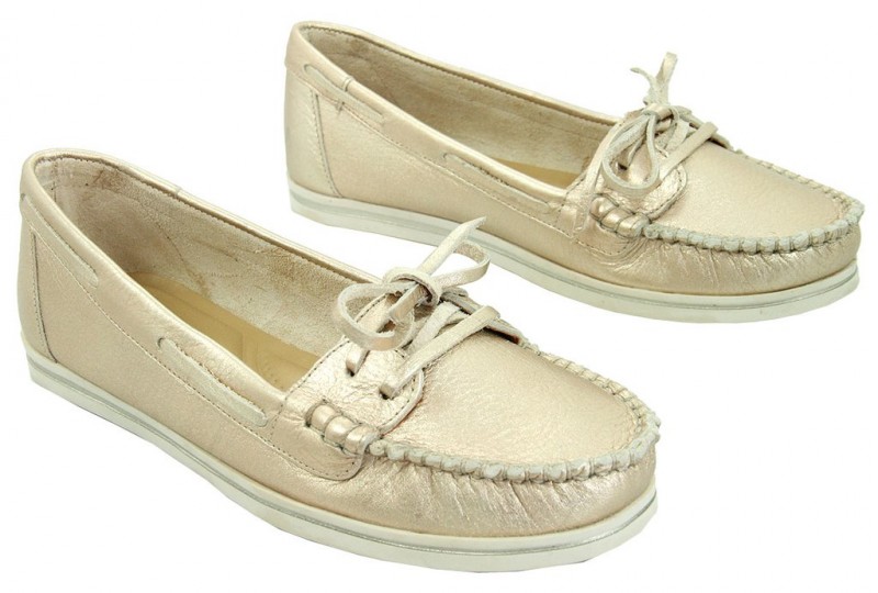 Mocassim 100% couro legitimo(couro liso) - PRATA VELHO