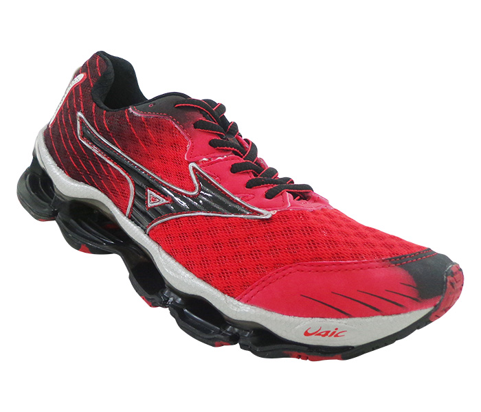 mizuno wave prophecy 4 preto e vermelho