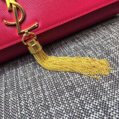 YSL Clutch 27cm Caviar c/pingente