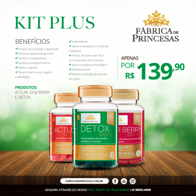 KIT PLUS - EMAGRECIMENTO