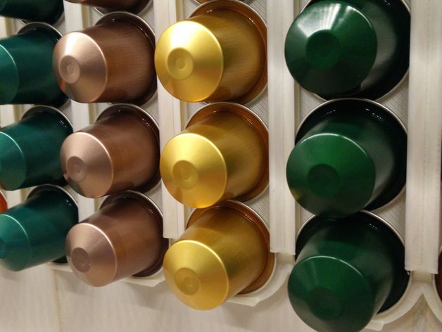 Suporte Nespresso tradicional com 3 nichos