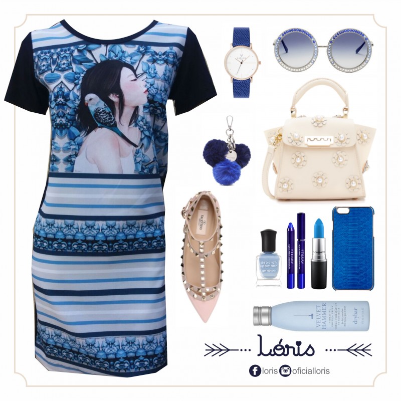 Vestido Perfil Azul