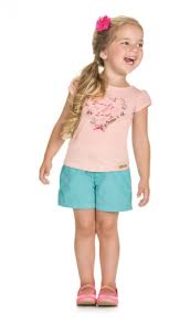 CONJ INF BLUSA/SHORTS C/ESTAMPA COD 55746