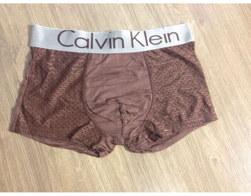 CUECA BOXER CALVIN KLEIN NOVO MODELO MARROM