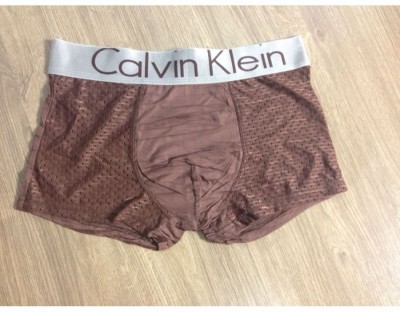 CUECA BOXER CALVIN KLEIN NOVO MODELO MARROM