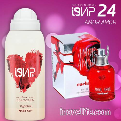 Perfume Amor Amor(Cacharel) Aerossol i9Vip 24