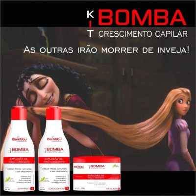 Kit Bomba - Crescimento Capilar